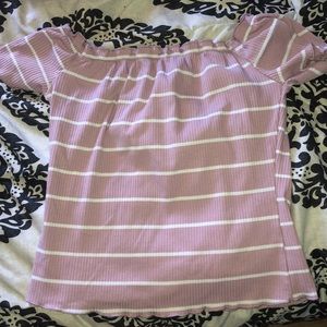 Two off the shoulder summer shirts